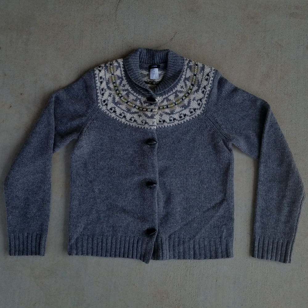 J. Crew wool button up cardigan